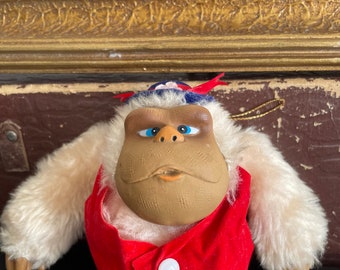 1979 Rare Applaus Rodney Gorilla Monkey Red Vest Rubber Face