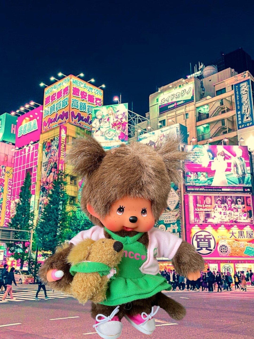 専用　ゆー様　モンチッチ ぬいぐるみ 女の子セキグチ　ヴィンテージ　L 専用 ゆー様 モンチッチ ぬいぐるみ 女の子セキグチ