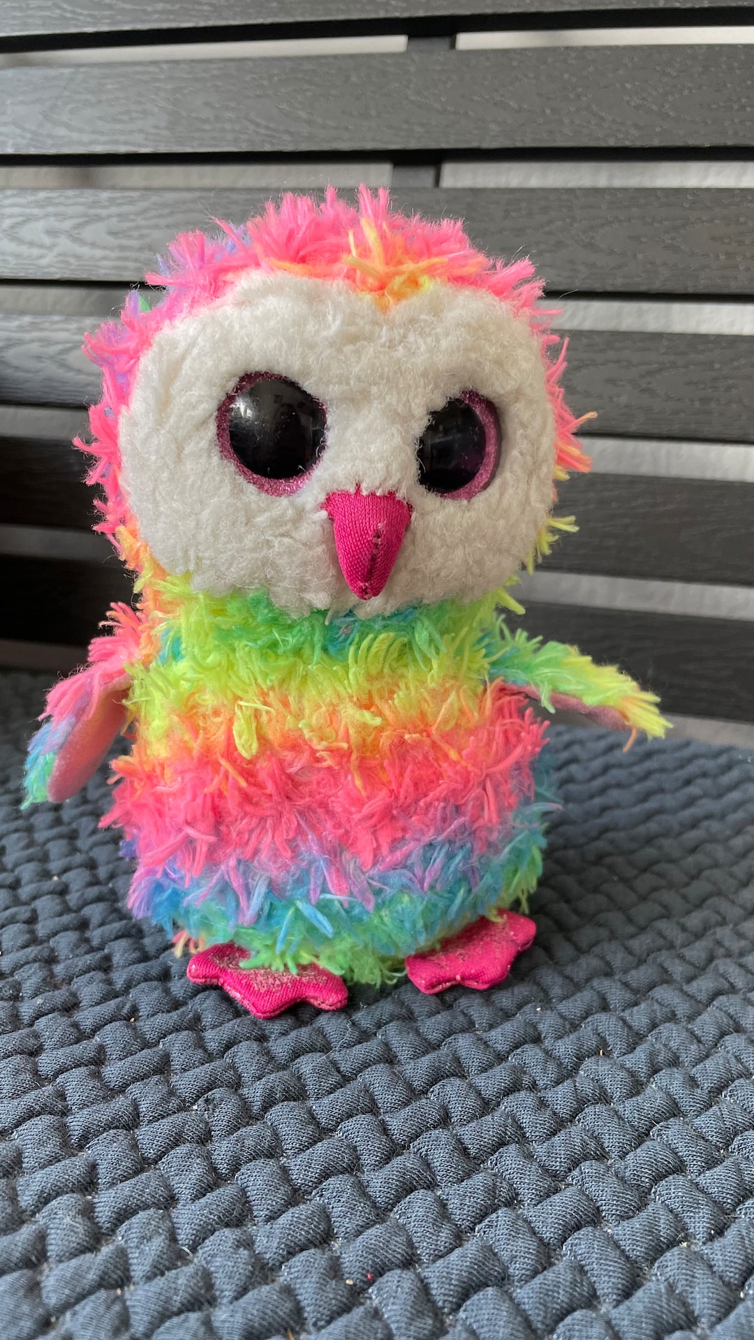 Buy Ty Beanie Boo Owen the Eainbow Owl Stuffed Plush Toy Size 18cm/ 7”,  Kids Gift, Birthday Gift Online in India