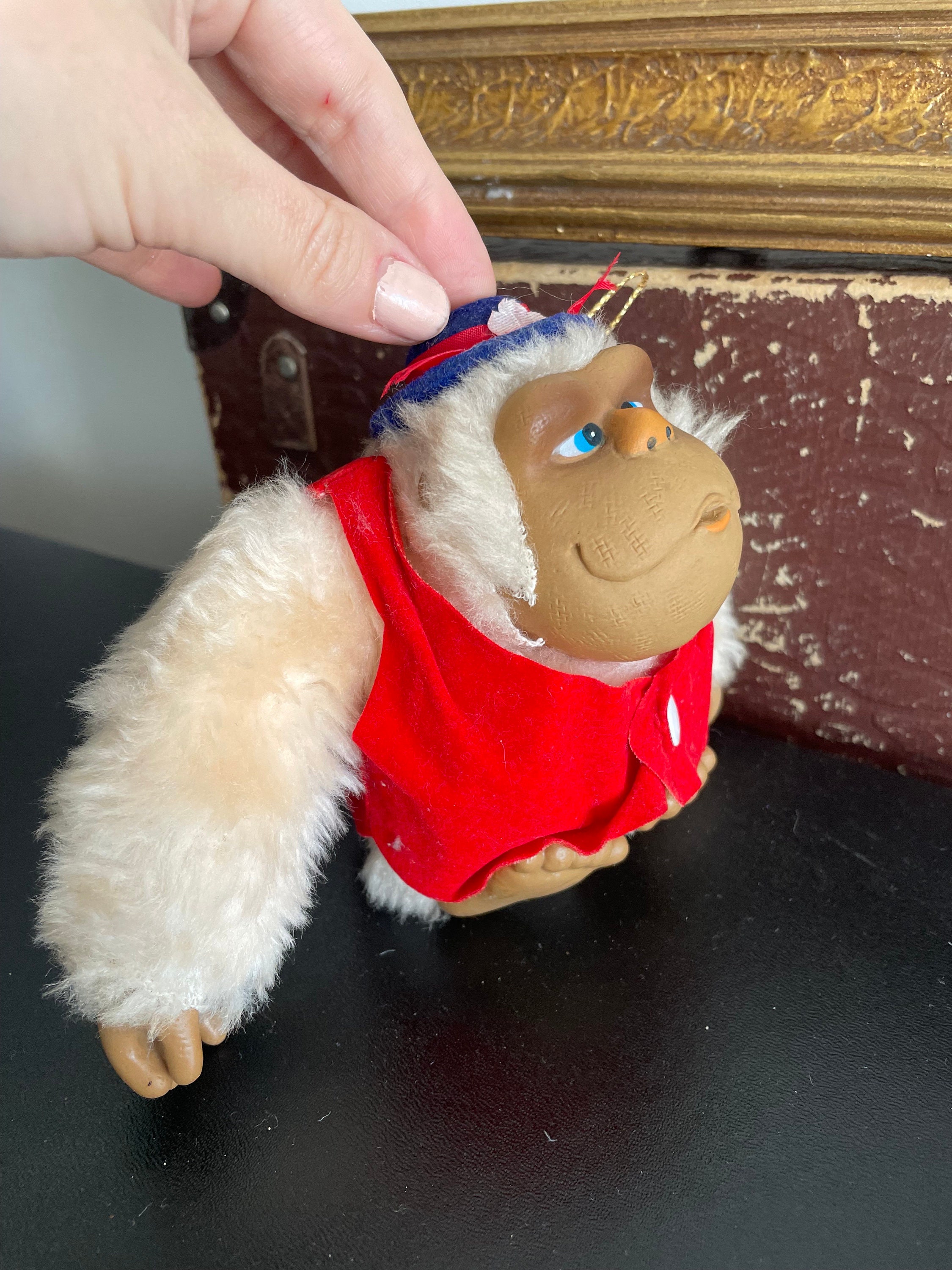 1979 Rare Applaus Rodney Gorilla Monkey Red Vest Rubber Face