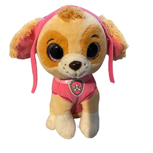 Ty Beanie Boos Paw Patrol Skye Puppy Dog Soft Stuffed Plush Toy