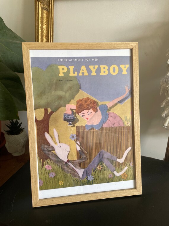 Playboy Magazine Cover Print May 1954 Vintage Playboy Cover Print Wall Decor Wall Art Birthday Gift Gift Bar Decor Etsy Canada