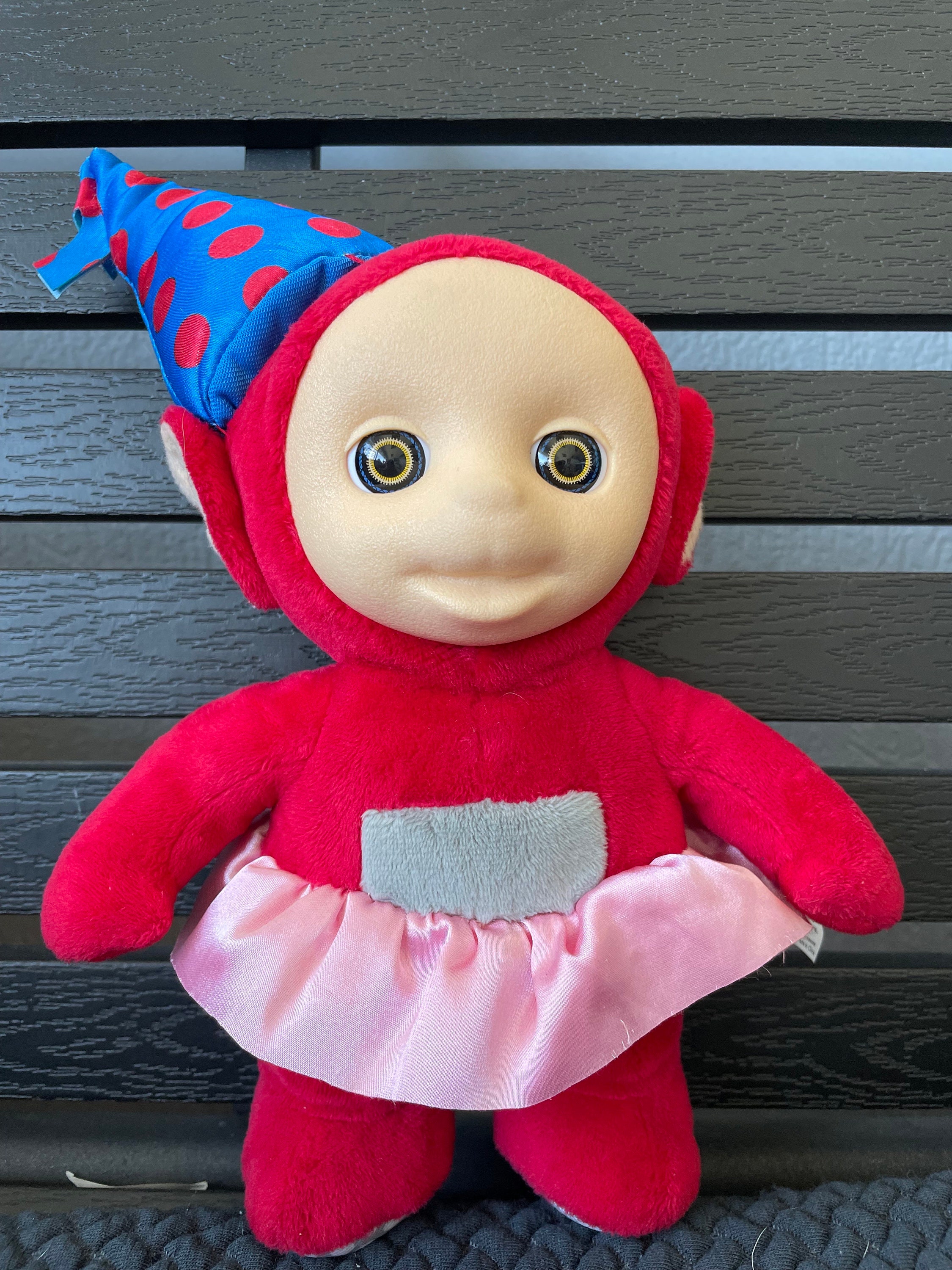 Teletubbies Red Party Po Rubber Face Soft Toy Plush Sentimental Gift Nostalgian Gift Birthday Gift Etsy