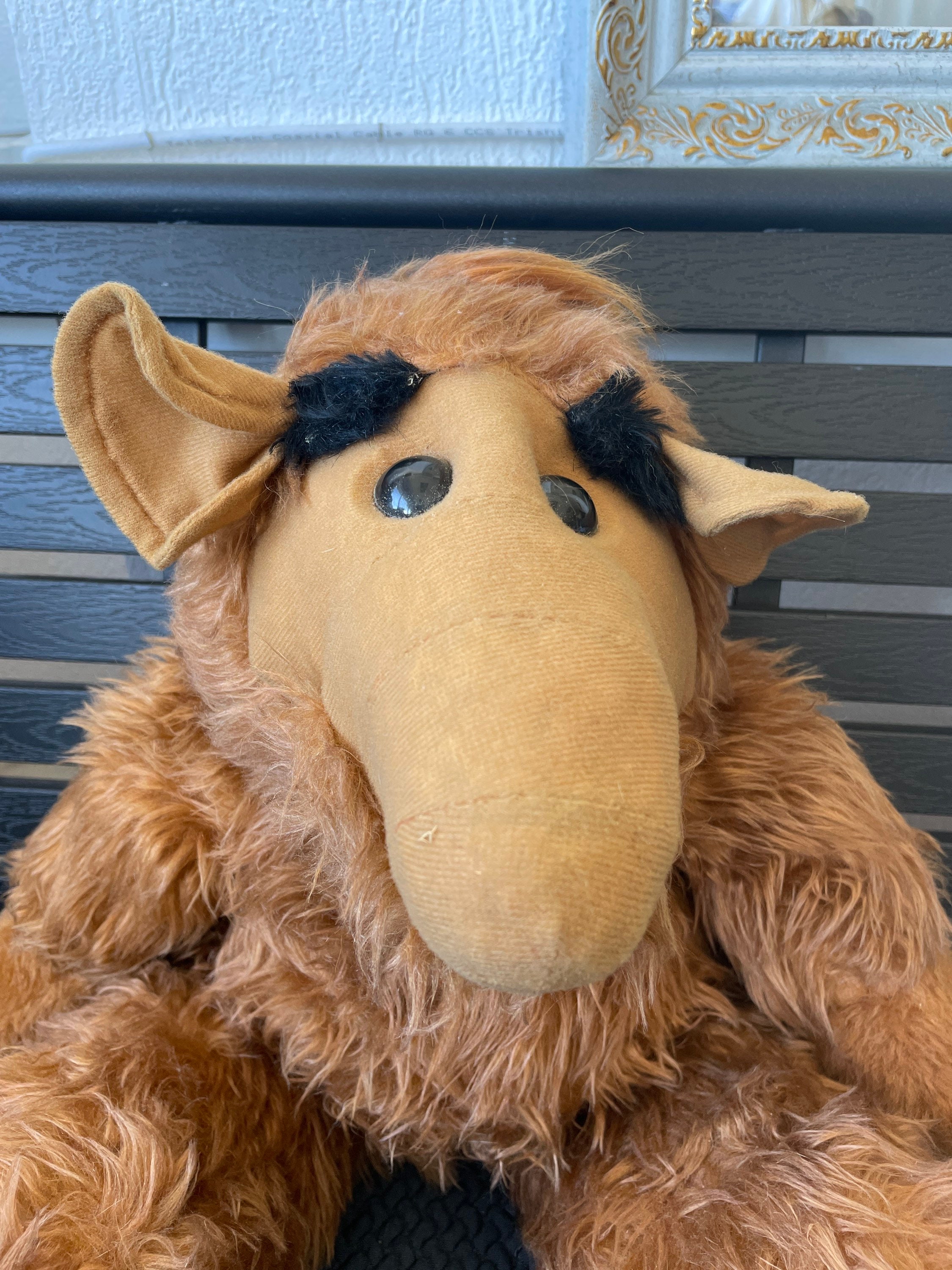 Vintage ALF the Alien 1980 Brown Furry Plush Stuffed Animal Toy