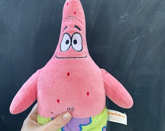 Spongebob Patric Star By Nickelodeon Stuffed Plush Toy Size 29cm / 11” Cartoon Character Plush Kids Gift Birthday Gift