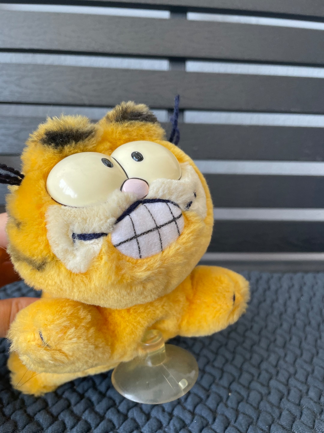 Garfield ベッドで寝るフィギュア 1978年製 Big Rare Garfield pvc figure 1978/1981 Playmates, vintage