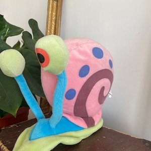 Zeldzame 2005 Vivacom SpongeBob Squarepants Gary The Snail pluche 24cm knuffel stripfiguur pluche kindercadeau kerstcadeau, verjaardagscadeau