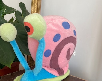 Raro 2005 Vivacom Bob Esponja Pantalones Cuadrados Gary El Caracol Peluche 24cm Peluche Juguete Personaje de dibujos animados Peluche Regalo para niños Regalo de Navidad, Regalo de cumpleaños
