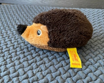 vintage Steiff Brown Hedgehog Animal Peluche Peluche Peluche Taille 6 Pouces De Long