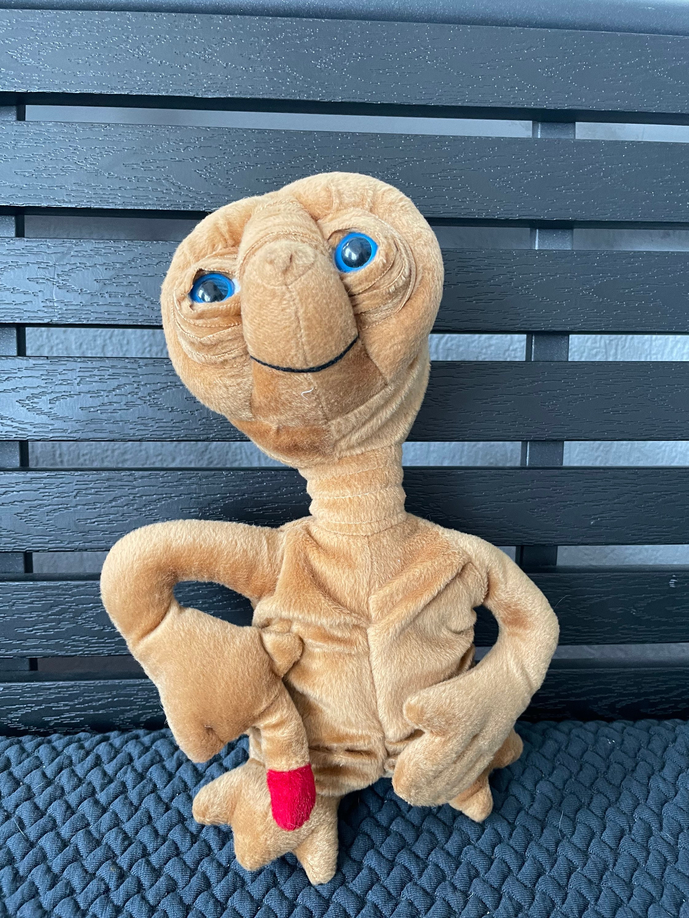 希少な 90 年代 E.T. 地球外生命体エイリアンぬいぐるみ、新品タグ付き