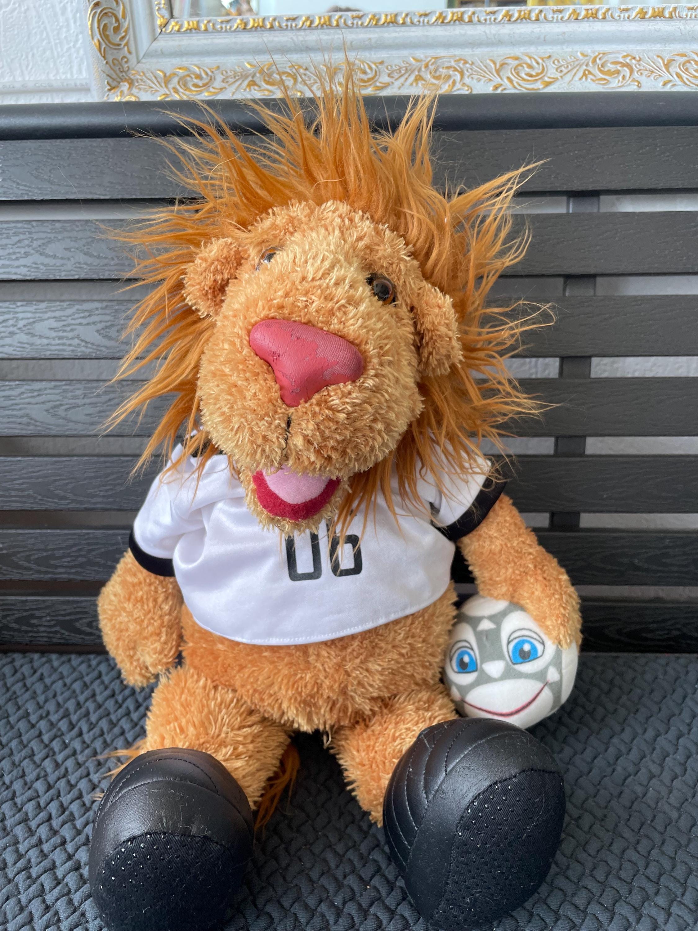 FIFAワールドカップドイツ2006サッカー希少ライオンぬいぐるみ玩具