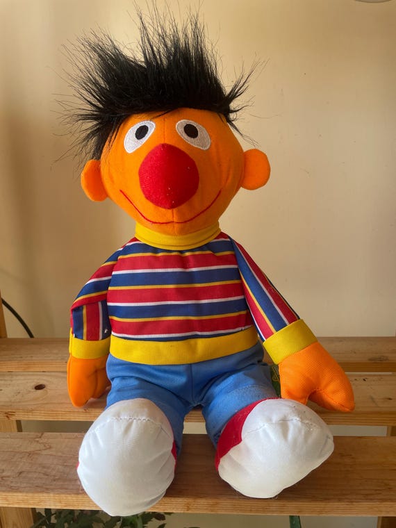 ヴィンテージ セサミストリート アーニー ソフト ぬいぐるみ キッズ