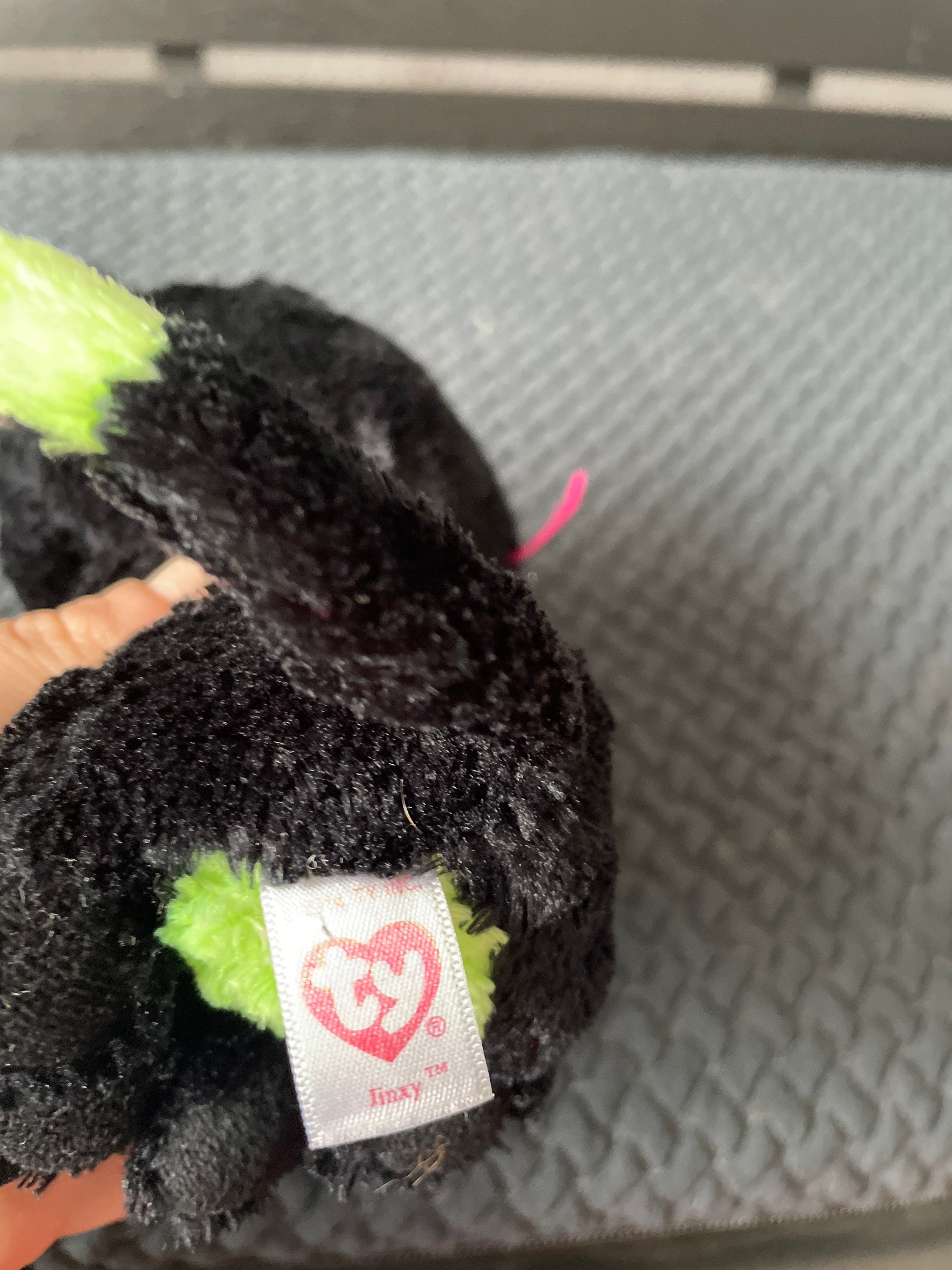 Ty Beanie Boos JINXY Halloween Black Cat 6” / 18cm Plush Stuffed Animal ...
