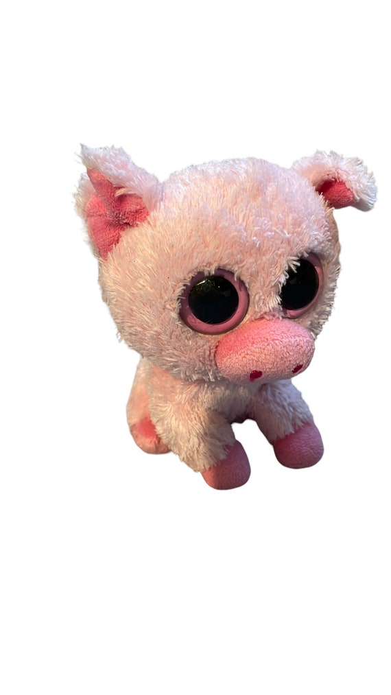 Rare Ty Pink Beanie Boos Corky Le Cochon Animal Peluche Peluche