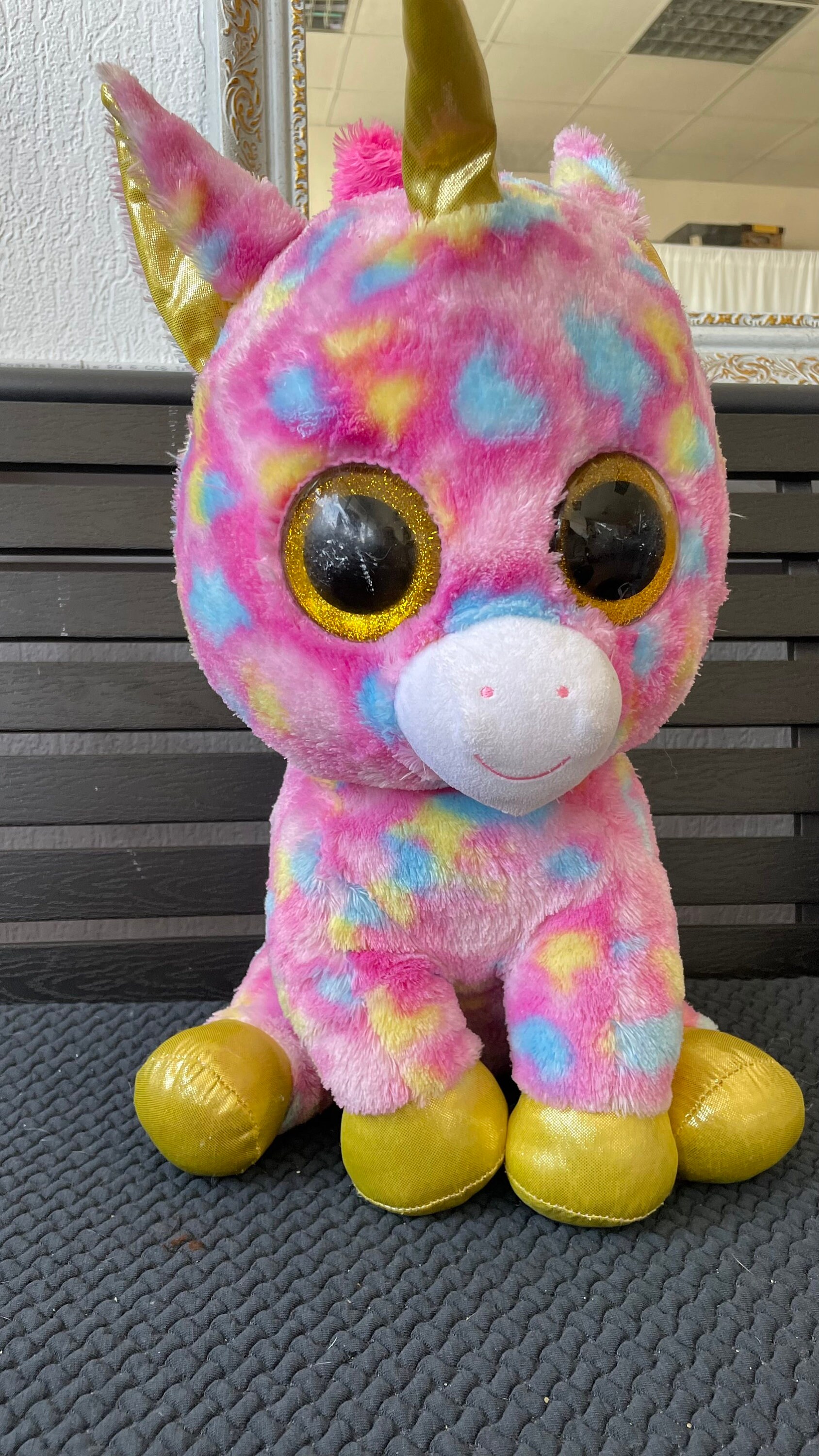 2018 TY Beanie Boo fantasia Unicorn Plush 