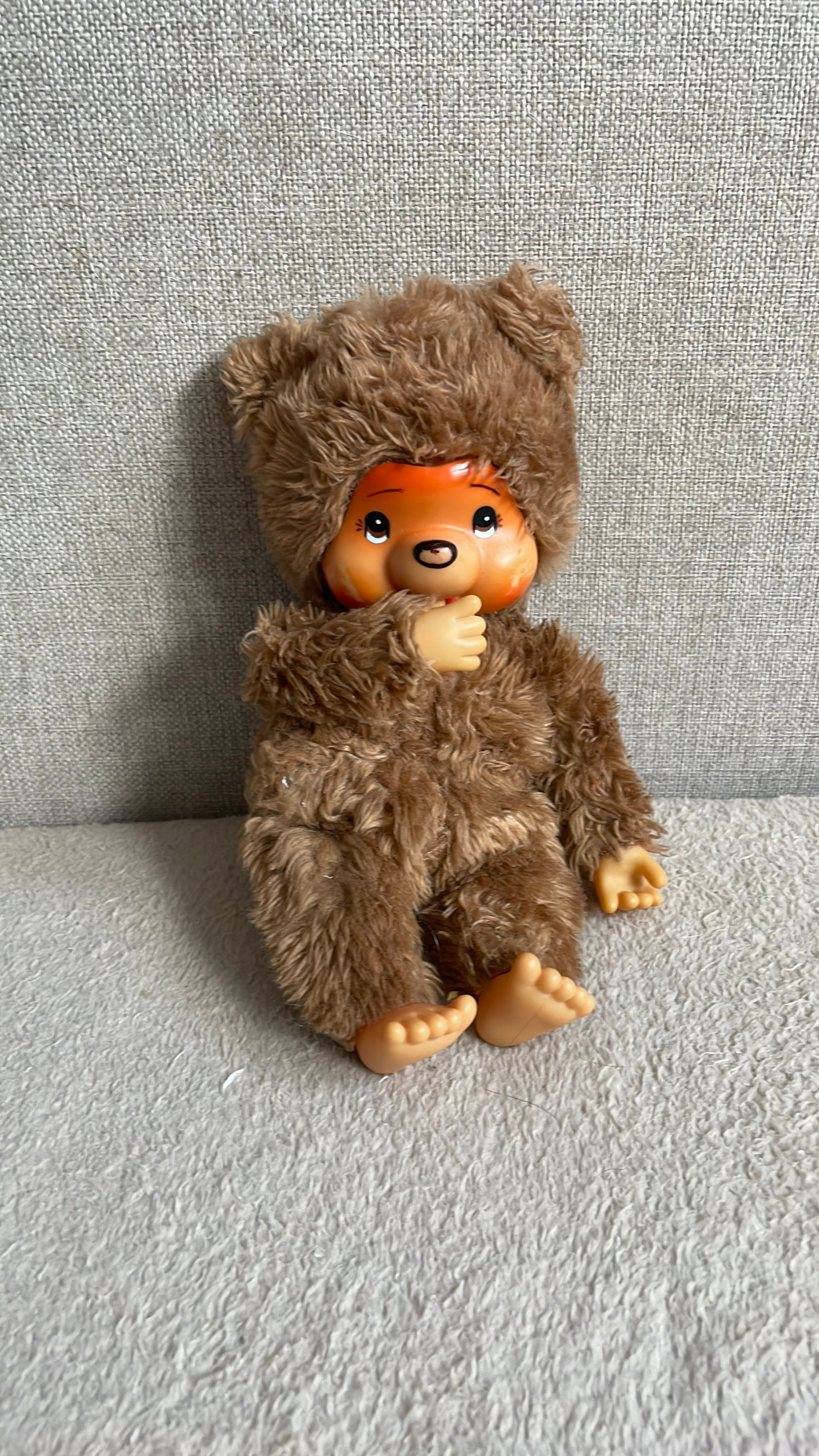 Baby Monchhichi Stitch Stuffed Animal Plush 8 inch Cute Toy Doll Kid Gifts