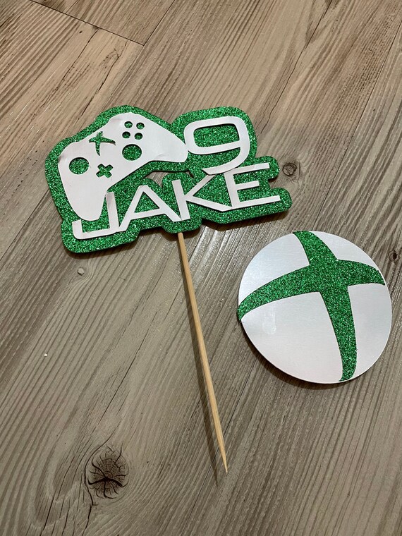 Personalised Xbox Cake Topper Set Etsy