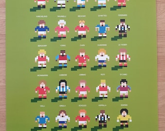 Sensible Soccer x Premier League - Pixel Art Print