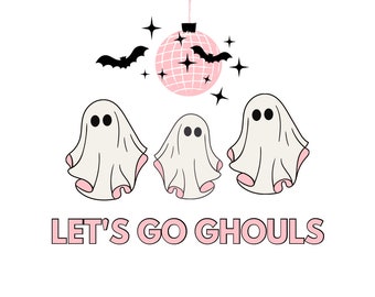 HALLOWEEN let’s go ghouls PNG