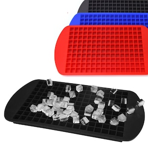 Silicone Mini Ice Cube Tray 126/160-Cavity Square Shape Ice Mold Small Cubes  Maker Ice Tray Mold for Kitchen Bar Party Drinks