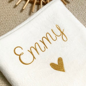 Personalized baby blanket