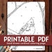 Cardinal Bird Coloring Page - Printable - Etsy