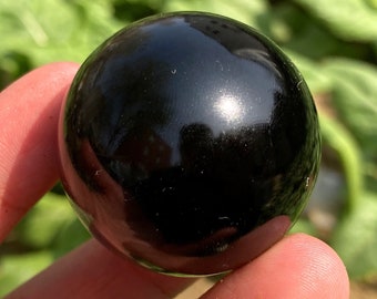 45mm+ Natural Obsidian ball,Quartz Crystal sphere,Home Decoration,Mineral specimens,Reiki Healing,Crystal Gifts,Energy crystals Gifts