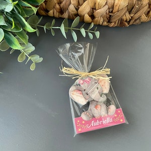 Personalisierte Elefant-Babyparty-Gastgeschenke / Baby-Dusche-Gastgeber-Geschenk / Baby-Elefant-förmige Magnete / Baby-Duschebevorzugung