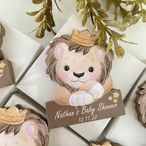 Lion King Favors, Guest gift Wooden Magnet,  Baby Shower Party Favors, Lion 1st Birthday, Thank You Favors, Baby Boy Shower