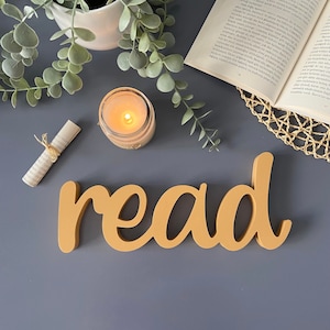 Read Wooden Letters, Read Wooden Sign Nursery Wall Decor,Kids bedroom decor, Nursery wall decor,Playroom wall hanging