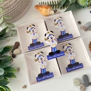 Disney Cruise Anniversary Party Favors,Wooden Birthday Magnet,Personalized 30th, 40th, 50th, 80th, 90th, 100th Birthday Favor,Adult Birthday