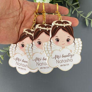 Chaveiro de Batismo Personalizado Favor, Lembrancinha de Batismo, Presente Personalizado, Mi Bautizo, Lembrancinhas de Primeira Comunhão, Presente de Batismo, Chaveiro de Batismo Presente