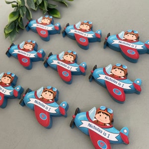 Personalized Airplane Baby Shower Favors/ First Birthday Host Gift/ Airplane Themed Party Favors/ Baby Shower Favors For Guests