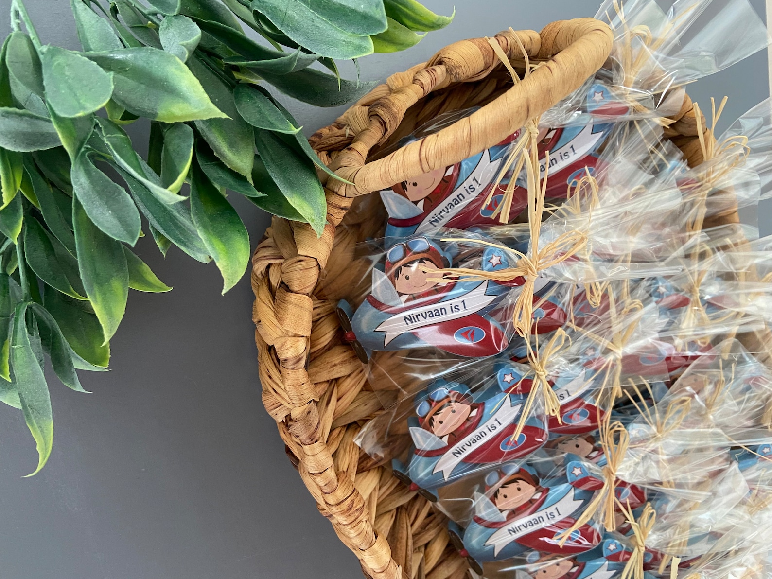 Personalized Airplane Baby Shower Favors/ First Birthday Host Etsy