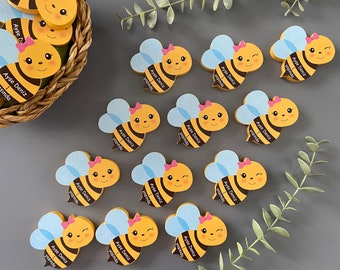 Bee Party Favor Magnets,Bee Party Gift or Favor, Bee Baby Shower Bee Gifts Unique Present Honeybee Hive Farm Beekeeper Spring Summer Flower