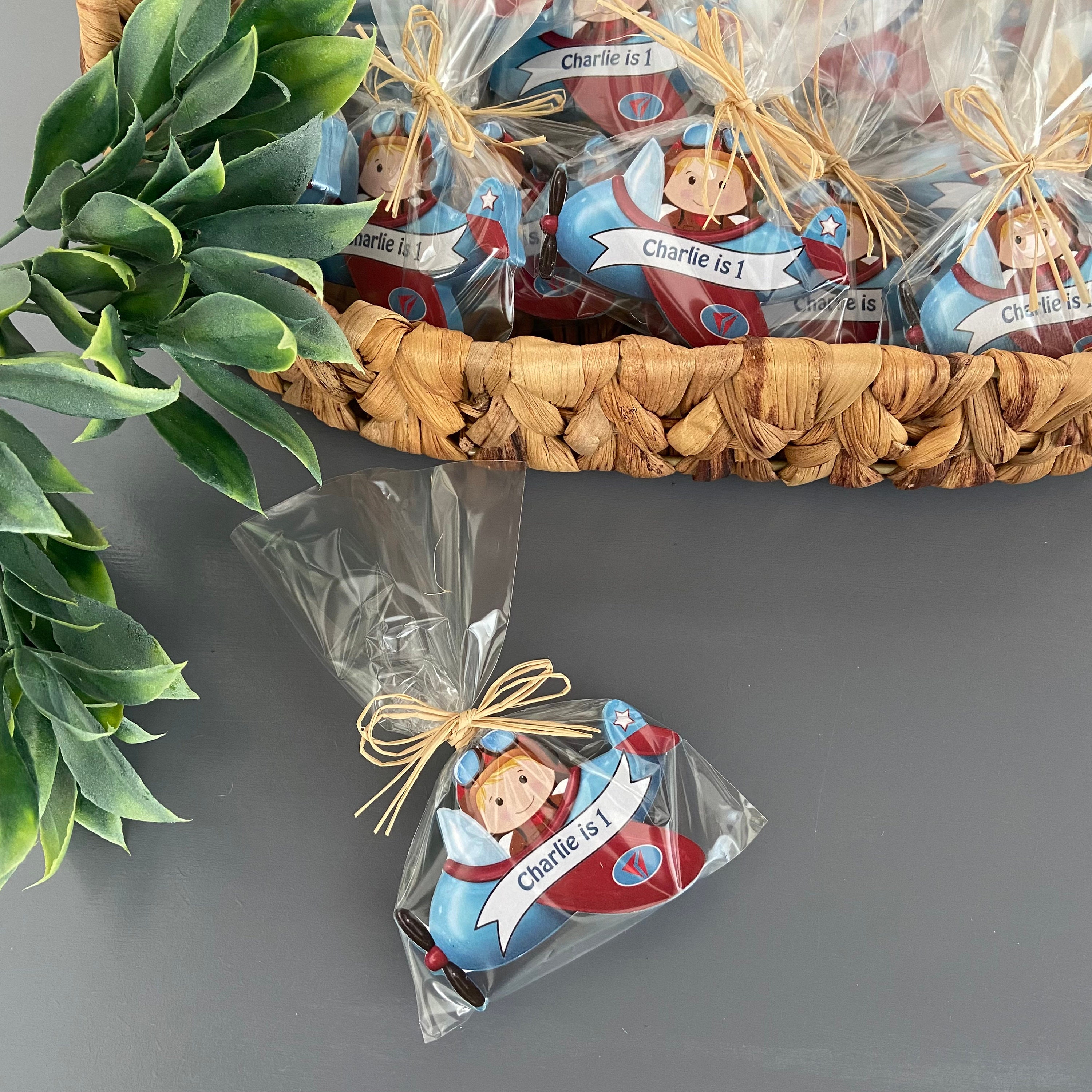 Personalized Airplane Baby Shower Favors/ First Birthday Host Etsy