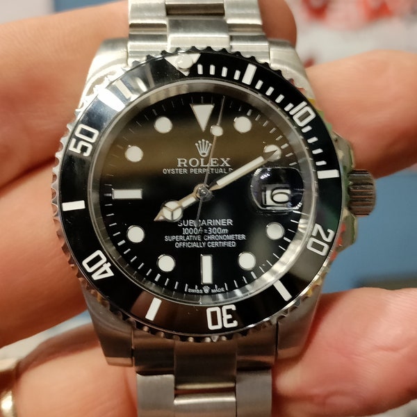 Seiko mod "black submariner"