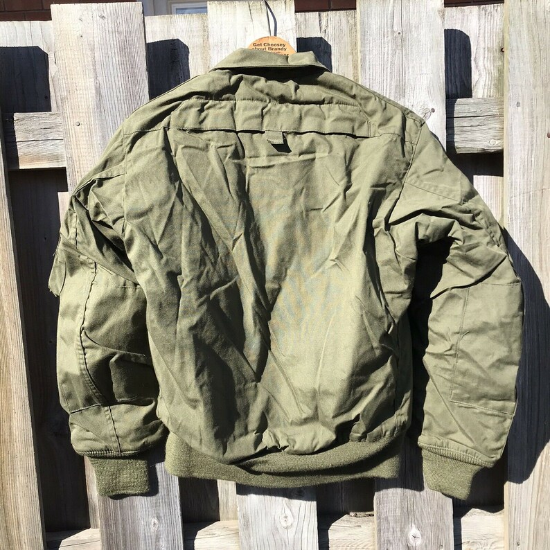 US Gi CVC Cold Weather Bomber Jacket Og 107 Size Mens Small Etsy