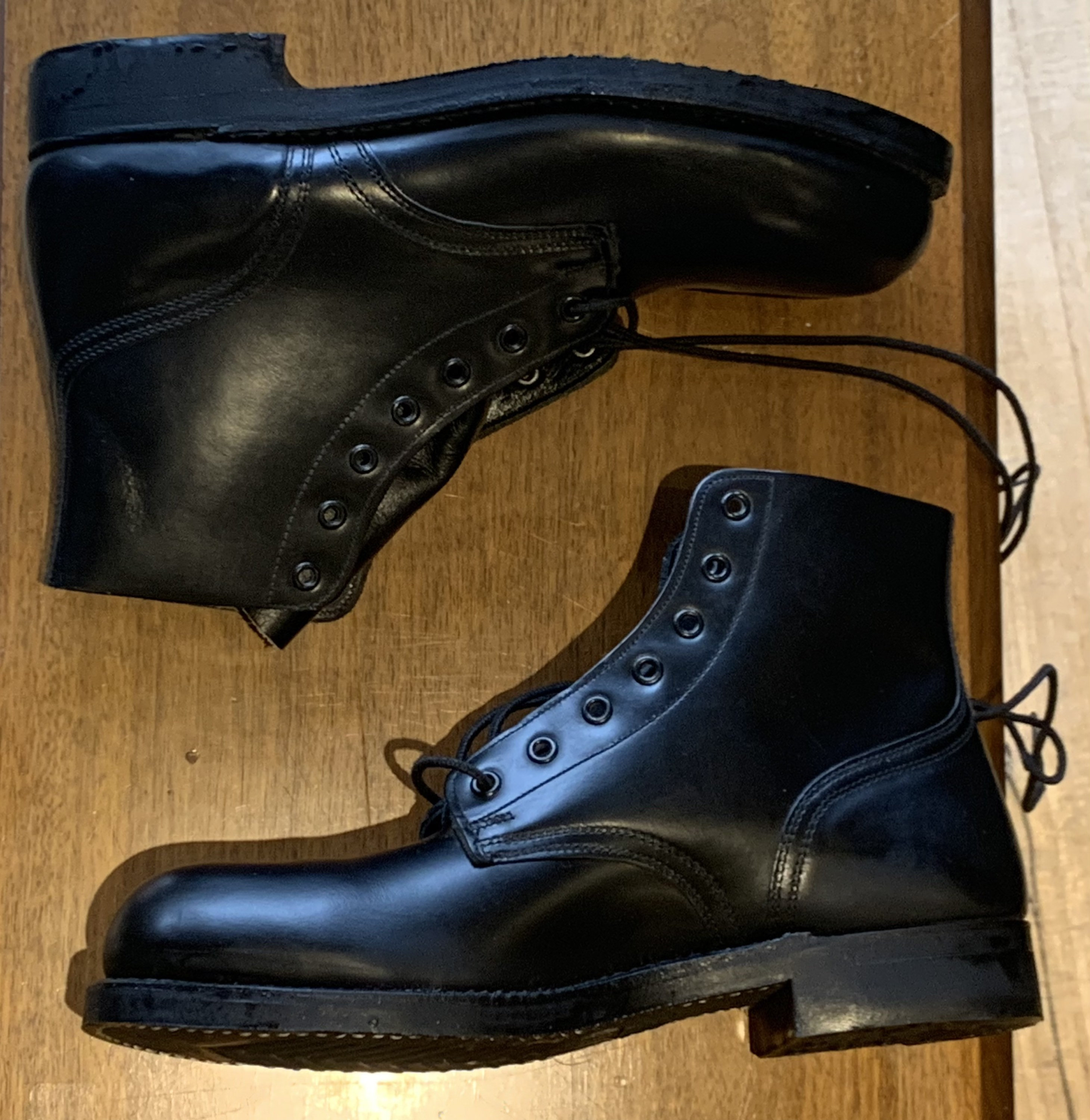 Vintage Police & Army Ankle Boots Toe Safety - Etsy
