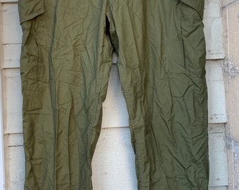 Canadian Army Lightweight Combat Trousers New Fatigue Combat Pants Size 44 Long 7344 XL Long Olive Drab OG107 Made in Canada