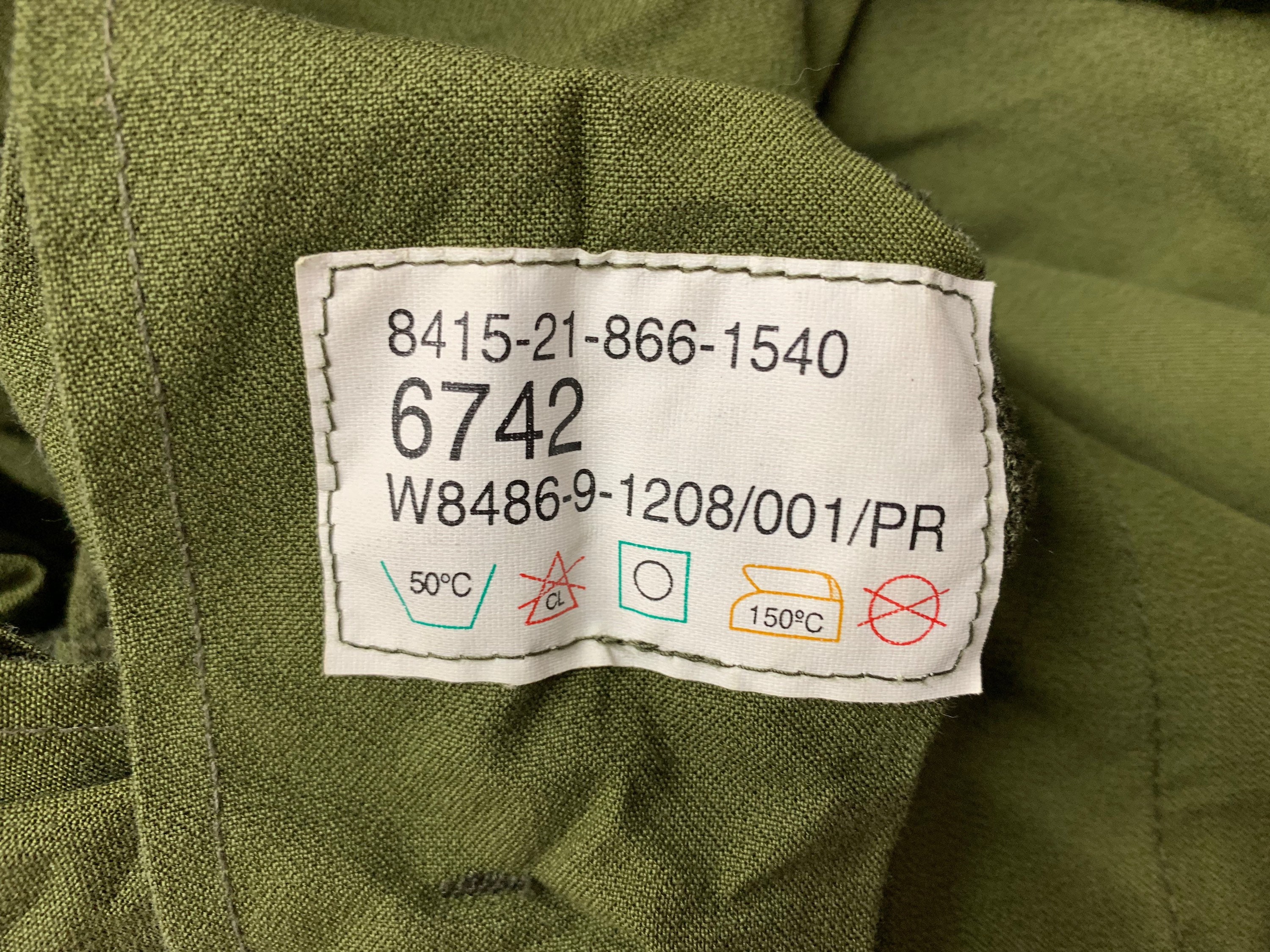 Fatigue Jacket Lightweight Combat Coat Size 6742 Mens Medium Short Fatigue Jacket Lightweight Combat Coat Size 6742 Mens Medium Short