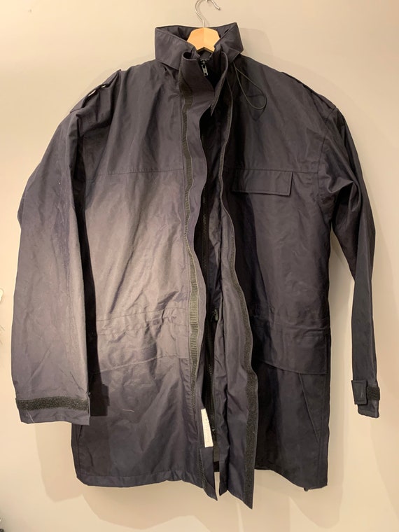 Royal Navy wet Weather Jacket British GI Goretex Coat… - Gem