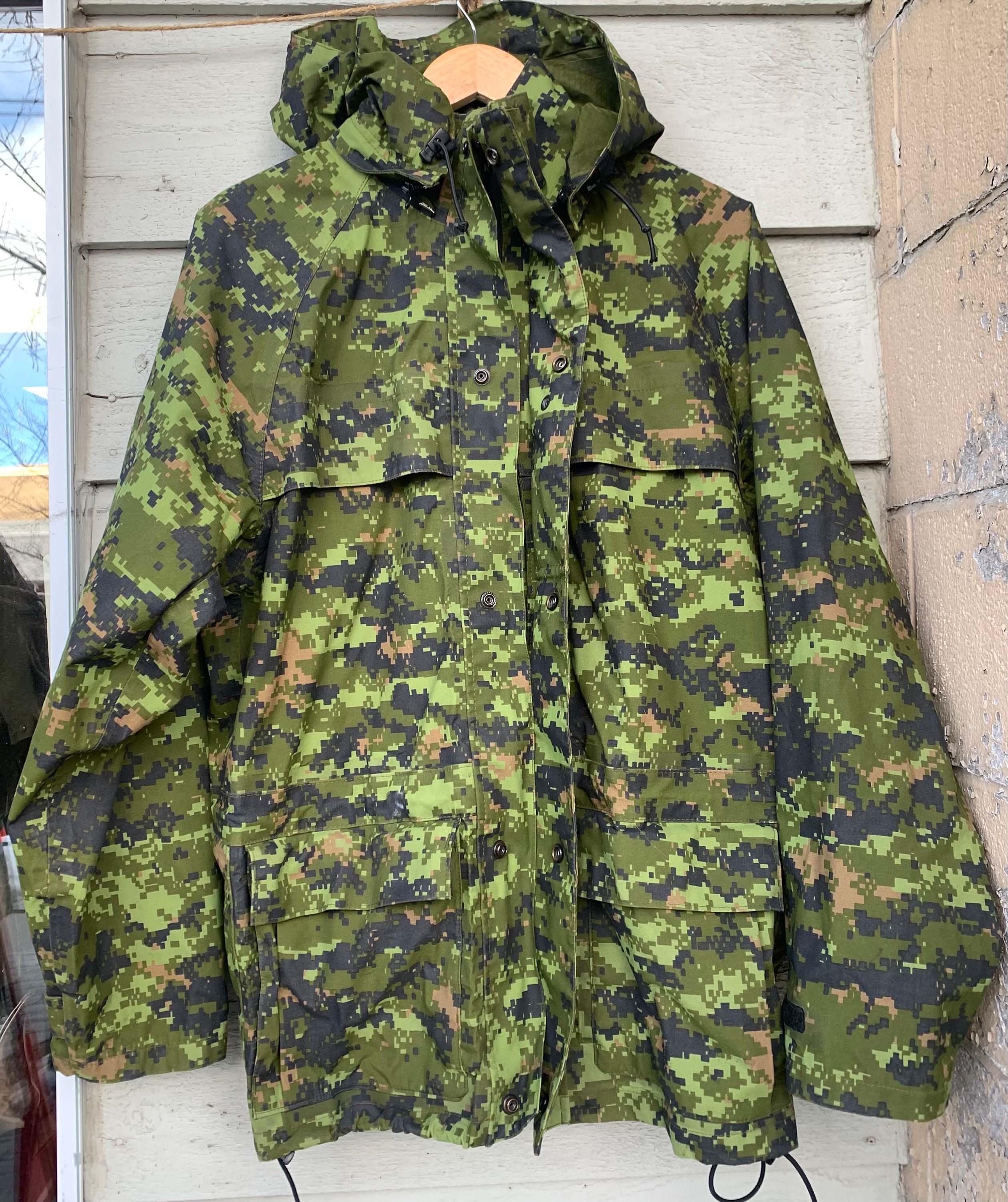 Cadpat Camo Goretex Jacket Size 7040 Mens Medium Regular Fits 40 42 Chest Dates Aug 2004 Excellent Etsy