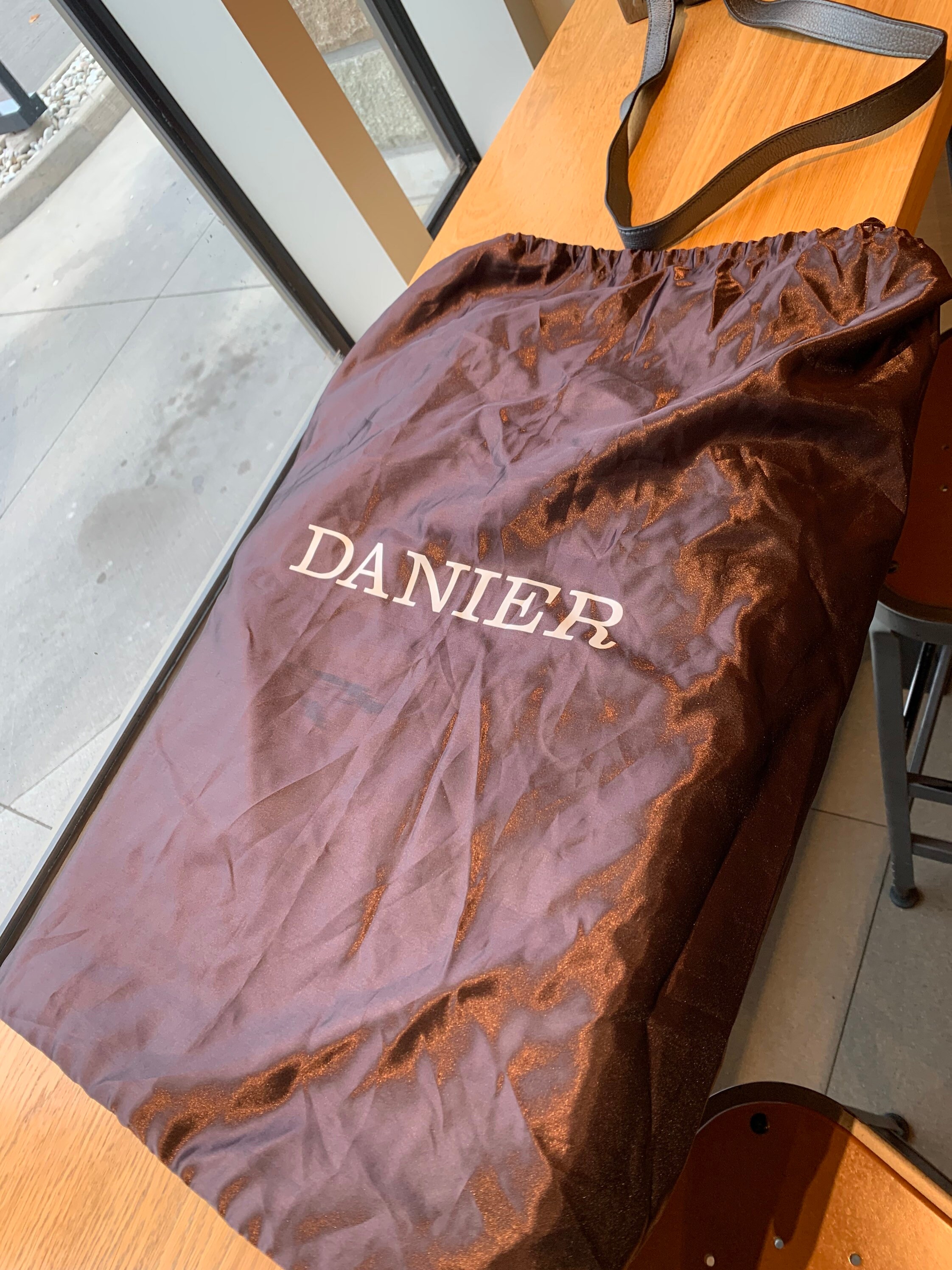 Danier Leather Handbag Near New Size 11 X 8 X 4.5 Inches Etsy