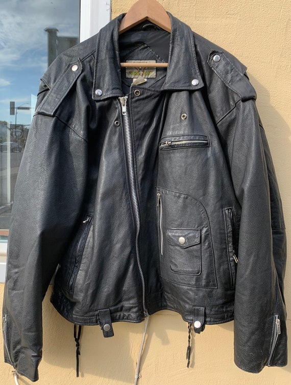 Vintage Leather Jacket Size Mens X-large Used in Excellent Shape