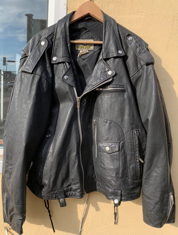 Vintage Leather Jacket Size Mens X-large Used in Excellent Shape