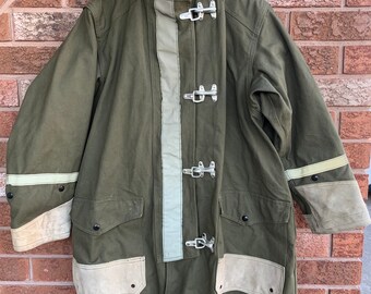 Firemens Coat Size Mens 36 Small Heavy With Wool Cold Liner - Etsy