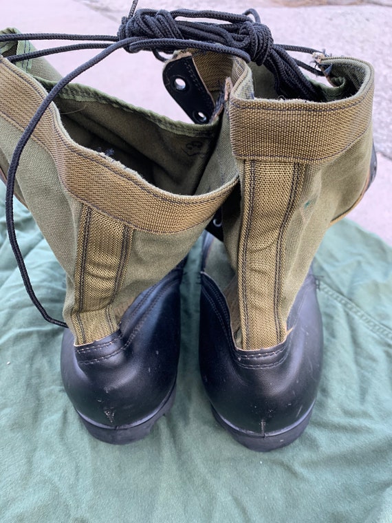 Jungle Boots Green Vietnam War Era 1967 New Size Mens 14 W Etsy UK