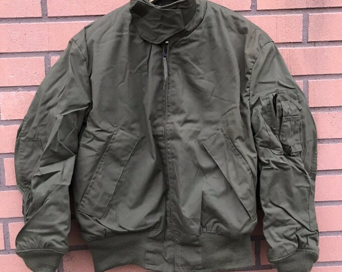 US Gi CVC Cold Weather Bomber Jacket Og 107 Size Mens Small Regular