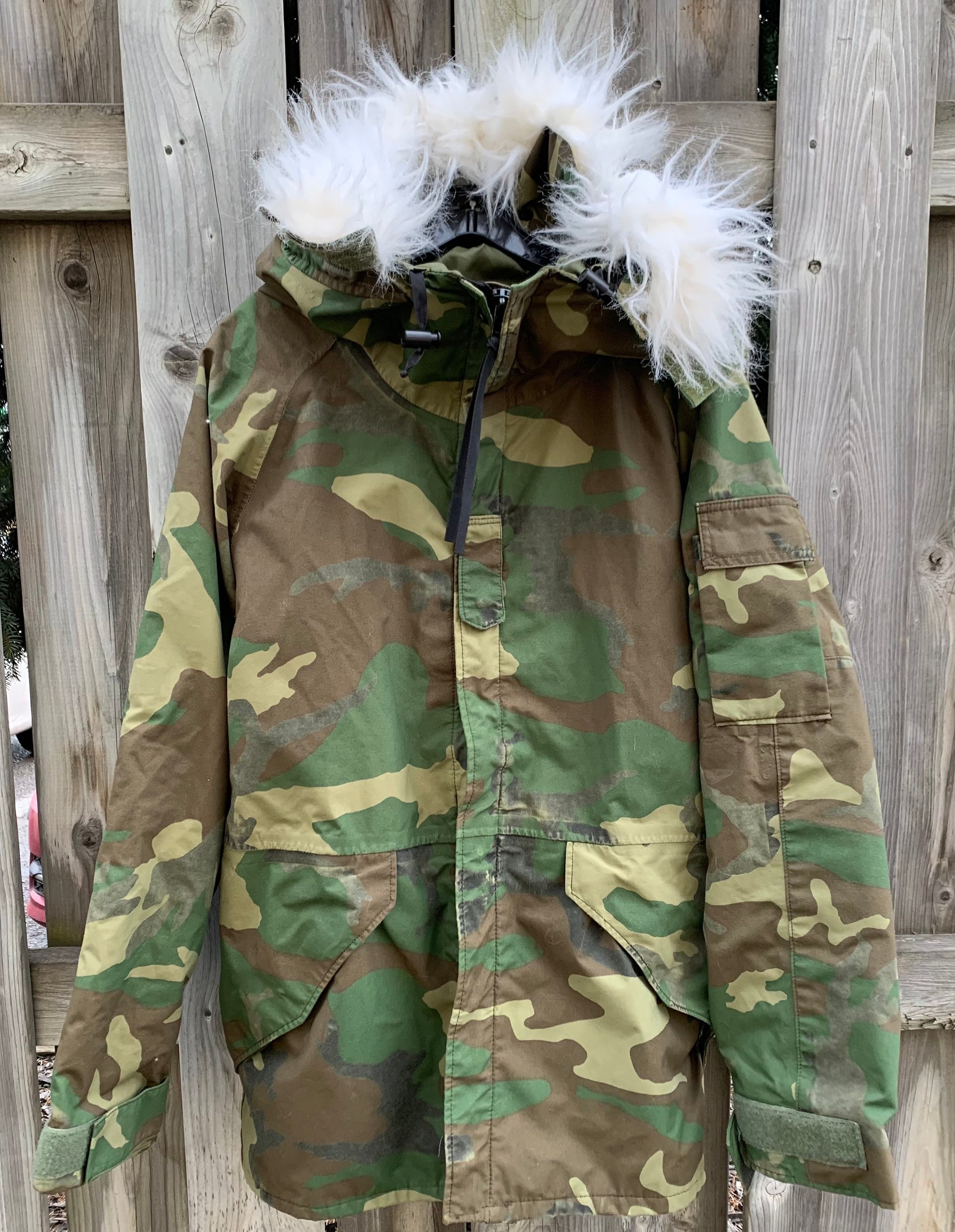 US Army ECWCS Gore tex Parka Woodland Camo Size Mens   Etsy